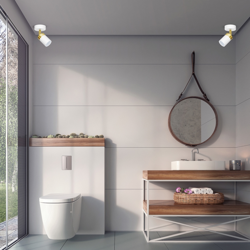 Spot svjetiljka JOKER 1xGU10/25W/230V bijela/zlatna