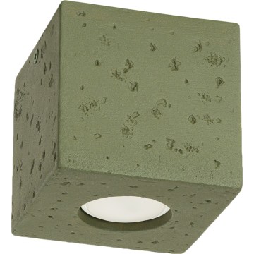 Spot svjetiljka QUAD 1xGU10/10W/230V beton/zelena