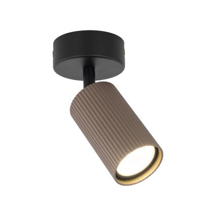 Spot svjetiljka TUNE 1xGU10/10W/230V crna/smeđa