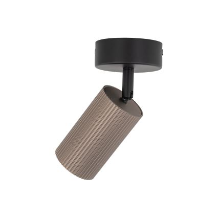 Spot svjetiljka TUNE 1xGU10/10W/230V crna/smeđa