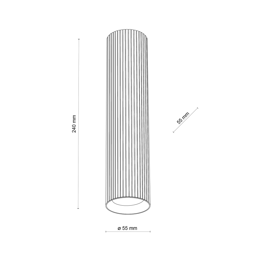 Spot svjetiljka TUNE L 1xGU10/10W/230V 24 cm bijela