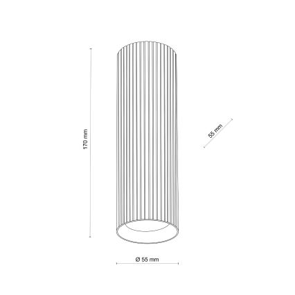 Spot svjetiljka TUNE M 1xGU10/10W/230V 17 cm smeđa
