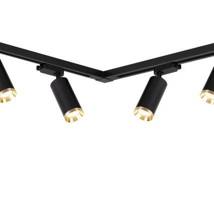 Spot svjetiljka za šinski sustav MICA 6xGU10/10W/230V crna/zlatna