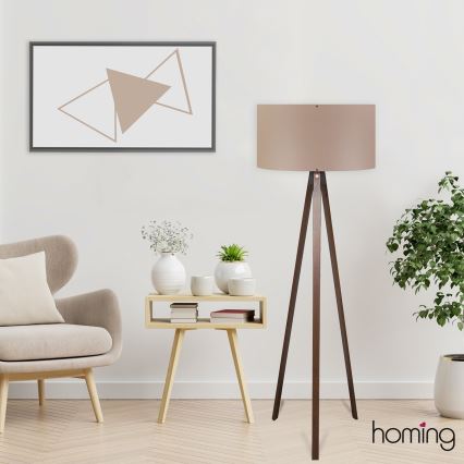 Staja lampa AYD 1xE27/40W/230V smeđa