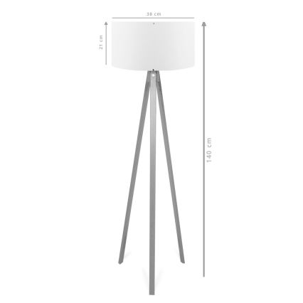 Staja lampa AYD 1xE27/40W/230V smeđa