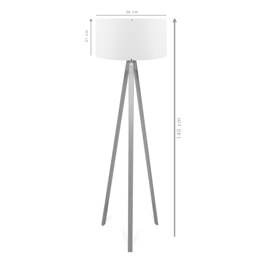 Staja lampa AYD 1xE27/40W/230V smeđa