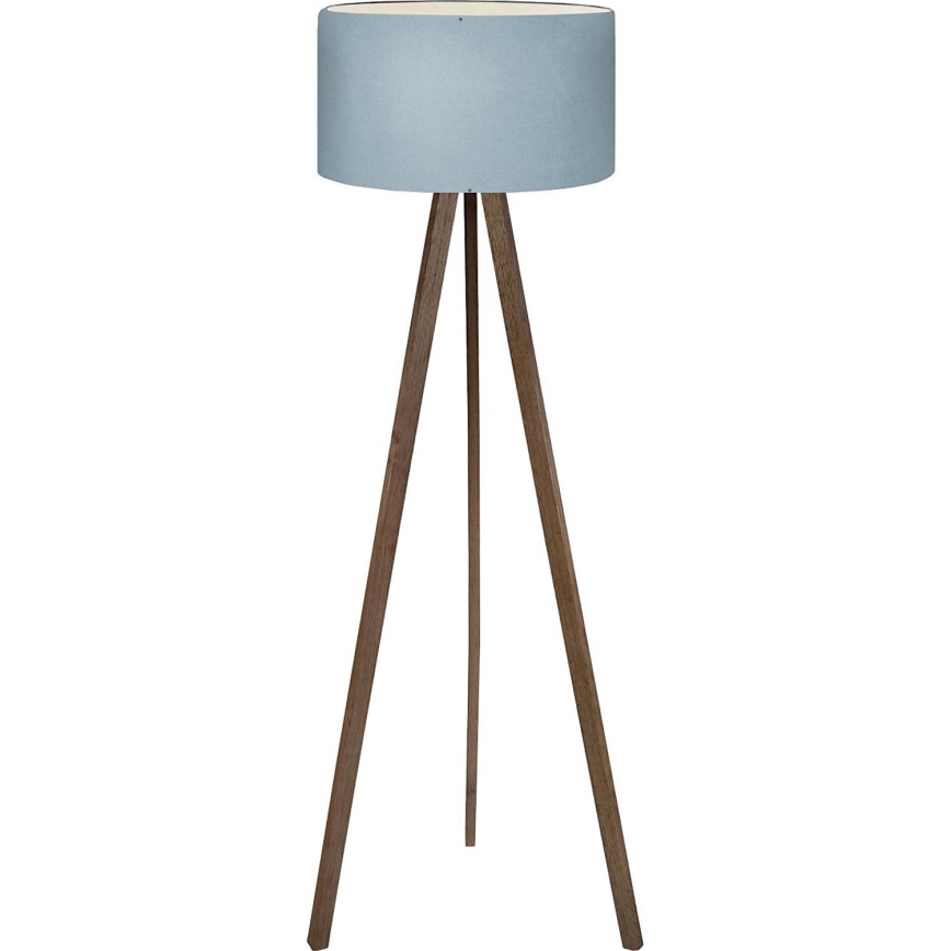 Staja lampa AYD 1xE27/40W/230V smeđa/plava