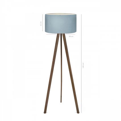 Staja lampa AYD 1xE27/40W/230V smeđa/plava