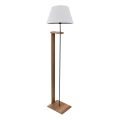 Stajaća lampa AYD 1xE27/40W/230V bijela/smeđa