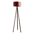 Stajaća lampa AYD 1xE27/40W/230V smeđa/crvena