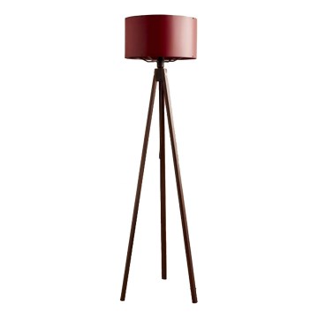 Stajaća lampa AYD 1xE27/40W/230V smeđa/crvena