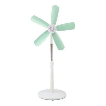 Stajaći ventilator 15W/230V, promjer 50 cm, bijela/zelena