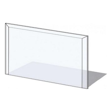 Staklena podloga za kamin 1000x550x6 mm pravokutnik