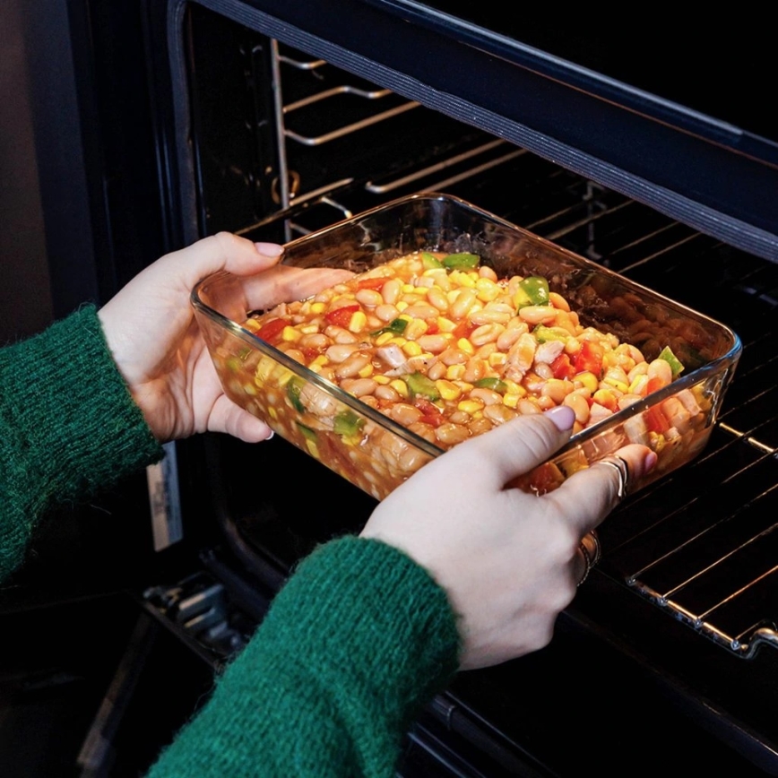 Staklena posuda za hranu PYREX 1,5 l