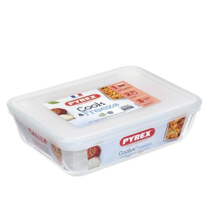 Staklena posuda za hranu PYREX 1,5 l