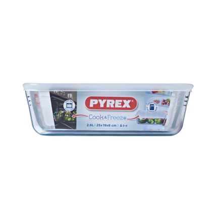 Staklena posuda za hranu PYREX 2,6 l
