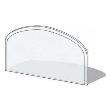 Staklo za peć 1000x550x6 mm polukružni oblik