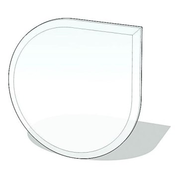 Staklo za peć 1100x1100x6 mm suza