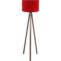 Stalak lampa AYD 1xE27/40W/230V smeđa/crvena