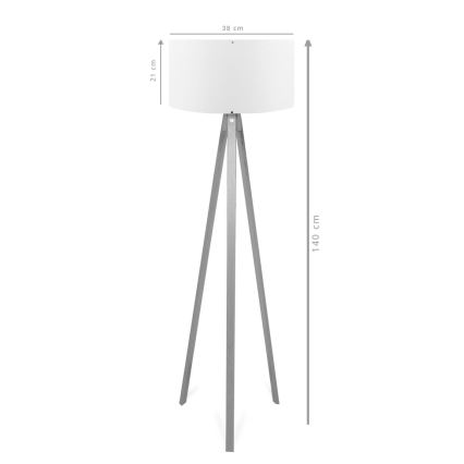 Stalak lampa AYD 1xE27/40W/230V smeđa