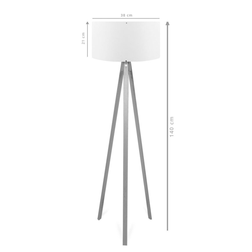 Stalak lampa AYD 1xE27/40W/230V smeđa