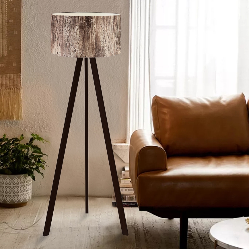 Stalak lampa AYD 1xE27/40W/230V smeđa