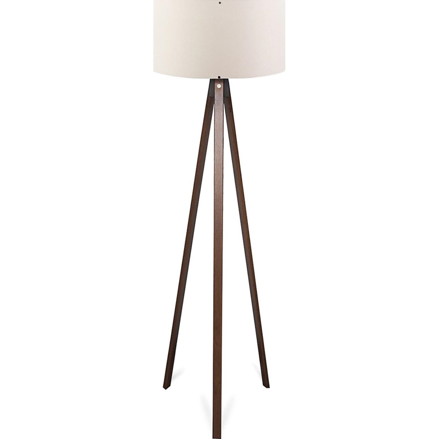 Stalak lampa AYD 1xE27/40W/230V smeđa/krema