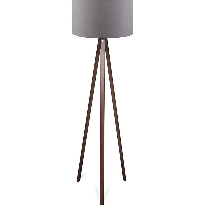 Stalak lampa AYD 1xE27/40W/230V smeđa/siva