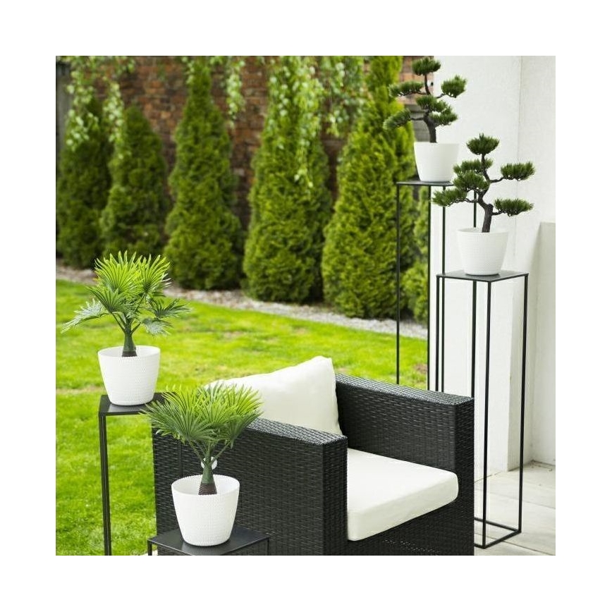 Stalak za cvijeće 100x24 cm crna