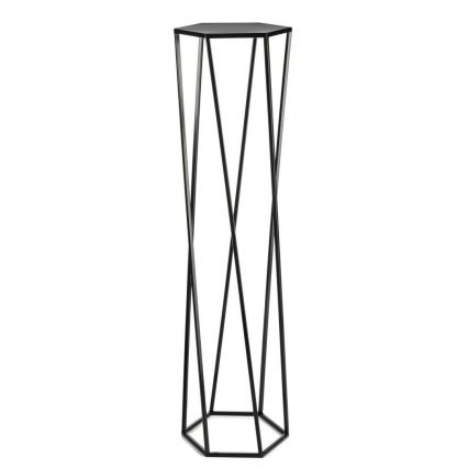 Stalak za cvijeće 100x24 cm crna