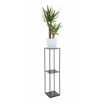 Stalak za cvijeće 100x24 cm crne boje