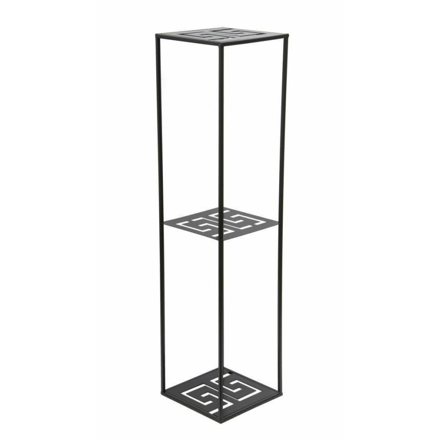 Stalak za cvijeće 100x24 cm crne boje