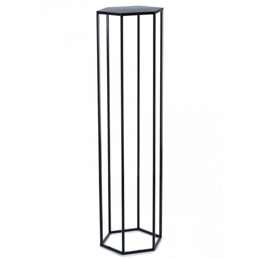 Stalak za cvijeće 100x24 cm crne boje