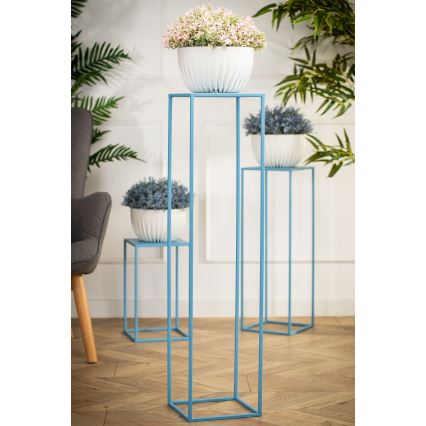 Stalak za cvijeće 100x24 cm plave boje