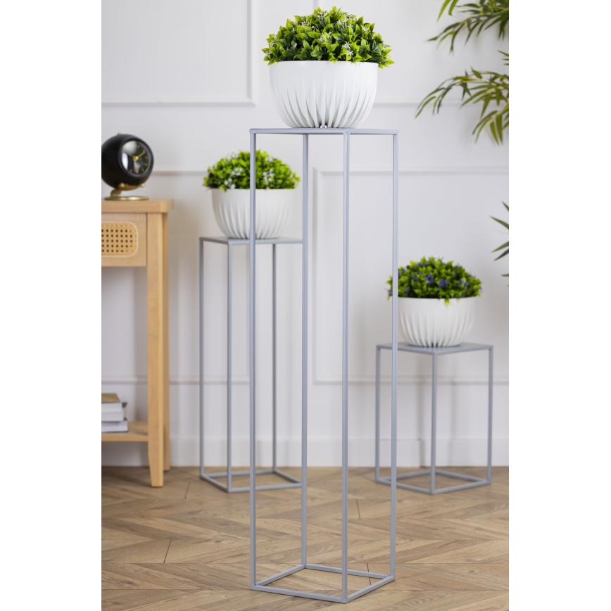 Stalak za cvijeće 100x24 cm siva