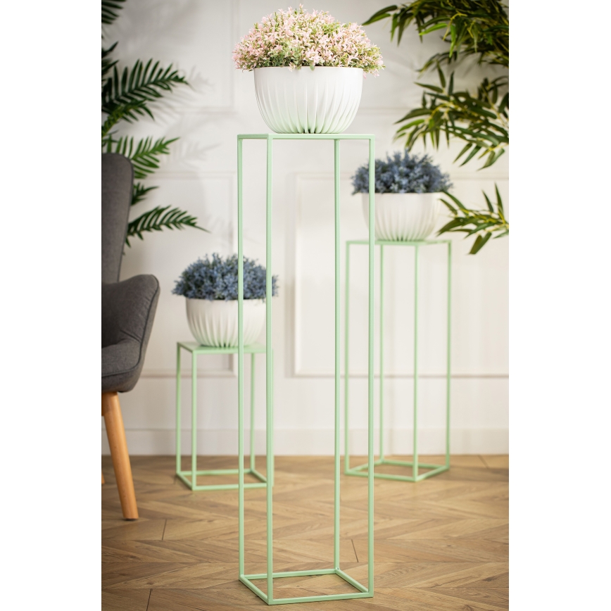 Stalak za cvijeće 100x24 cm svijetlo zelena