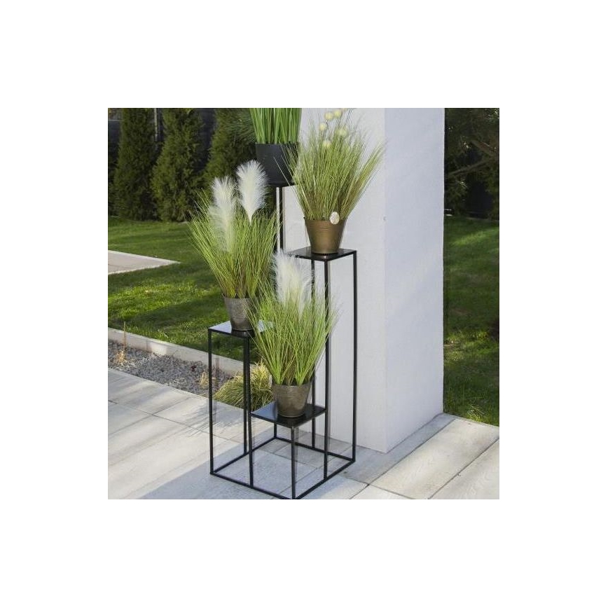 Stalak za cvijeće 110x40 cm crna