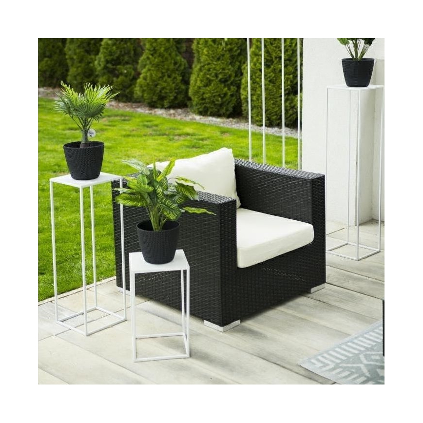 Stalak za cvijeće 40x24 cm bijela