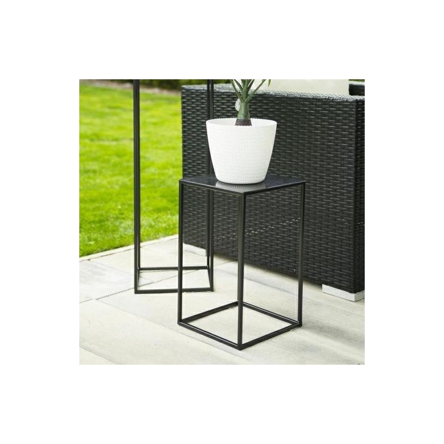 Stalak za cvijeće 40x24 cm crne boje