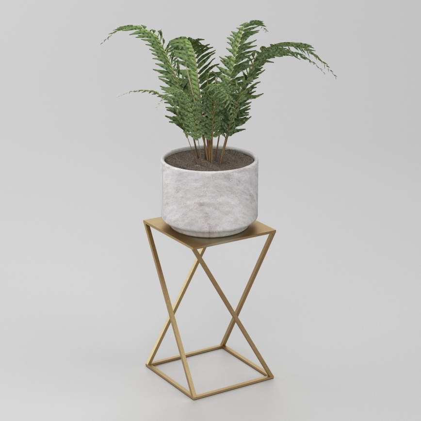 Stalak za cvijeće 40x24 cm zlatna