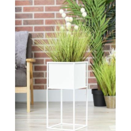 Stalak za cvijeće 50x24 cm bijeli