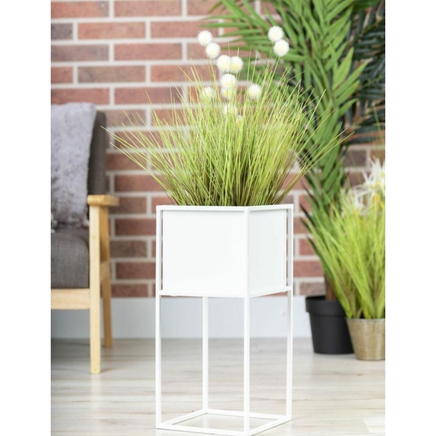 Stalak za cvijeće 50x24 cm bijeli