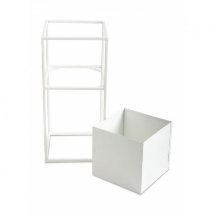 Stalak za cvijeće 50x24 cm bijeli
