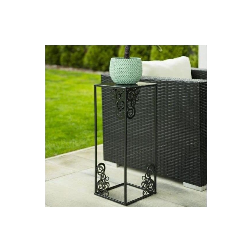 Stalak za cvijeće 60x24 cm crna