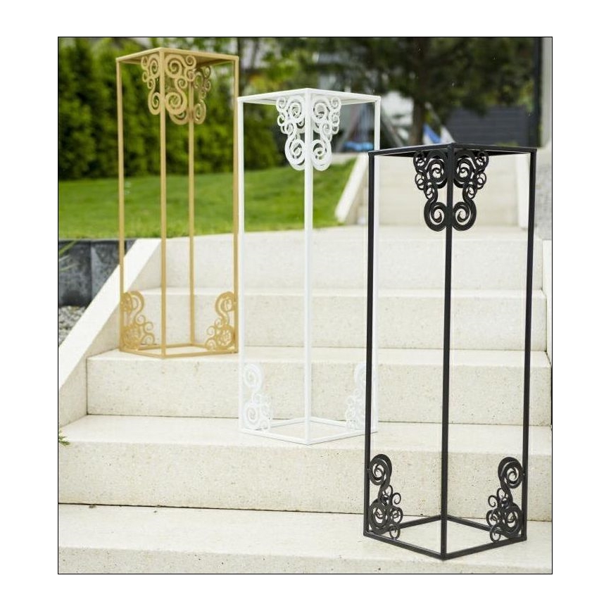 Stalak za cvijeće 60x24 cm crna