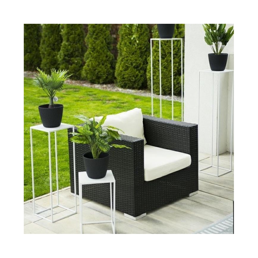 Stalak za cvijeće 70x24 cm bijela