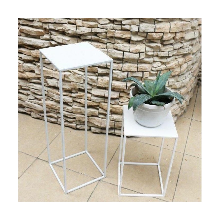 Stalak za cvijeće 70x24 cm bijela