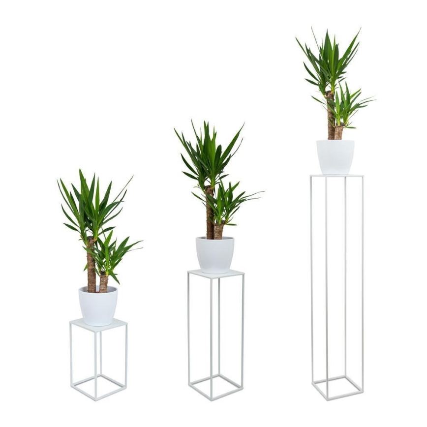 Stalak za cvijeće 70x24 cm bijela