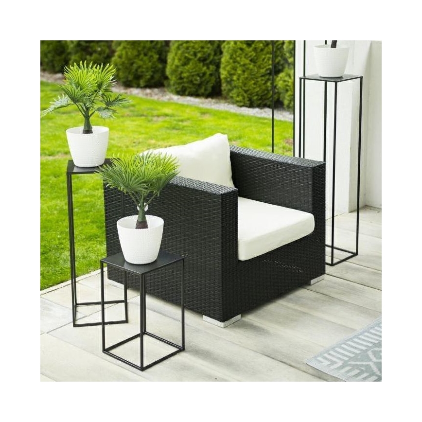 Stalak za cvijeće 70x24 cm crna