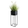 Stalak za cvijeće 70x24 cm crna